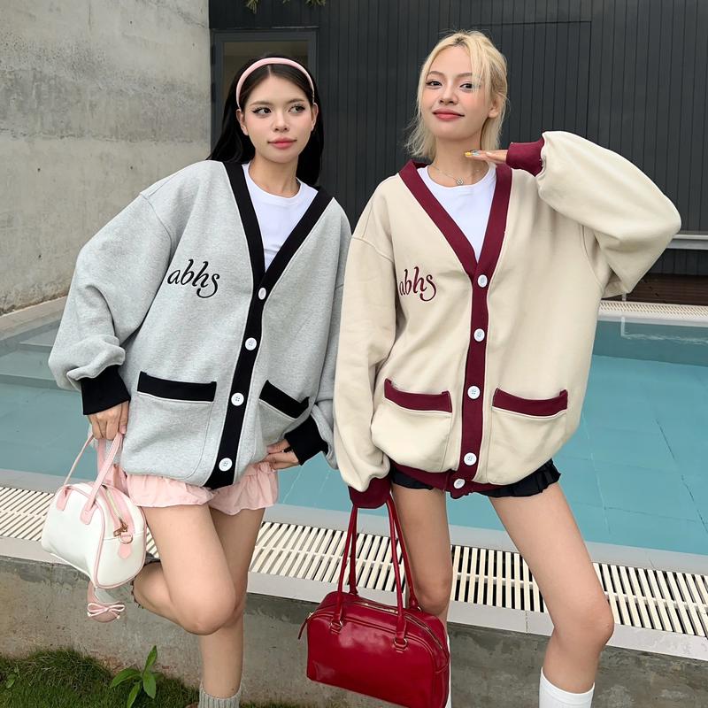 AB HOUSE - Áo Cardigan Bestie form rộng thời trang nam nữ 3