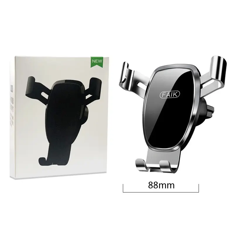 Mobile Phone Stand Air Outlet Gravity Sensor Car Phone Holder Automobile Phone Holder Triangle Gravity Mirror Bracket
