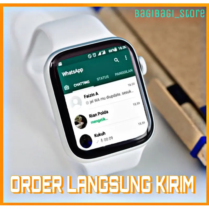 TERLARIS!!! JAM TANGAN HP ANDROID LAYAR SENTUH TERBARU SMARTWATCH PRIA WANITA MASA KINI ELEGAN MEWAH ANTI AIR 0