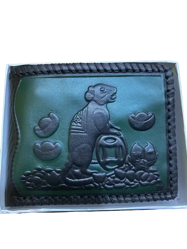 Ví Lộc Tài 12 con Giáp - may mắn tài lộc theo tuổi phong thủy ví ngang thịnh hành   Da Nam Wallet 0