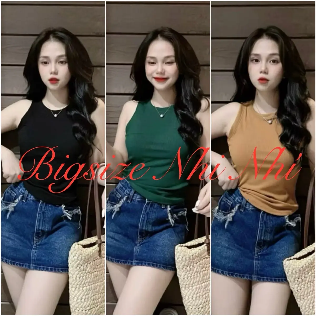 Áo Thun Ba lỗ sát nách Tăm lạnh 10 màu MS: 69( Full-size :45-85 kg) Nữ Top Women