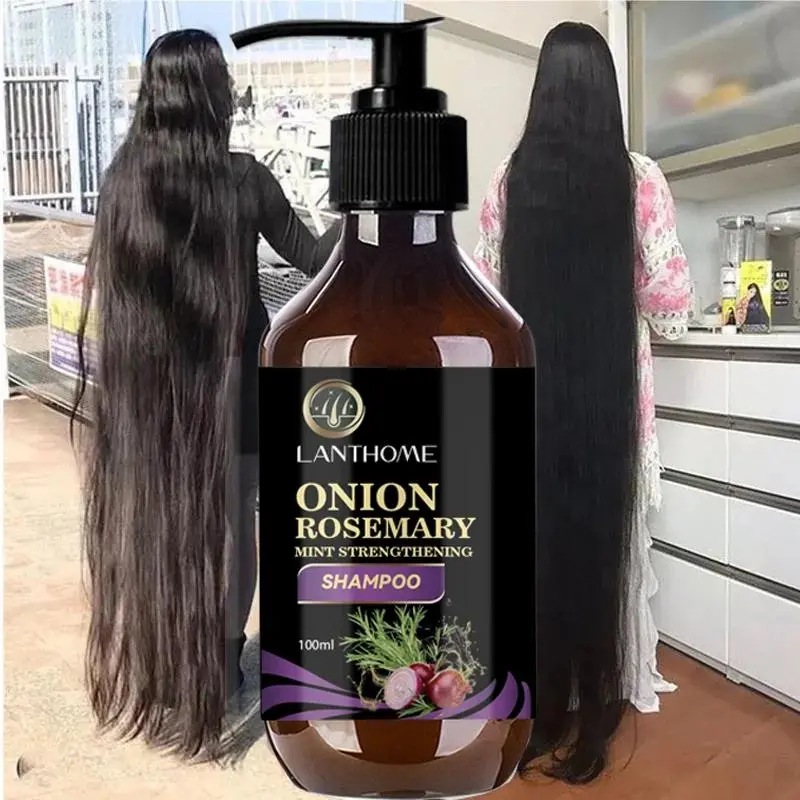 Rosemary Onion Hair Strengthening and Softening Shampoo Strong Hair Roots Moisturizing Hair Shampoo