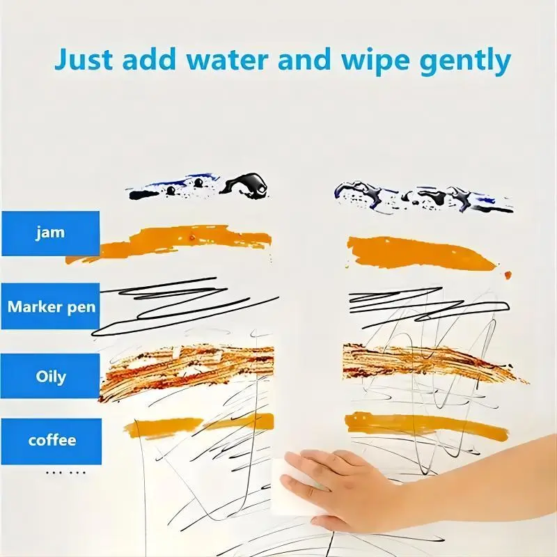 Magic Sponge, 10/30/100pcs Disposable Cleaning Sponge, Durable Melamine Sponge, Household Cleaning Tool for Kitchen, Bathroom, Bathtub, Sink, Furniture, Wall Cleaner 5