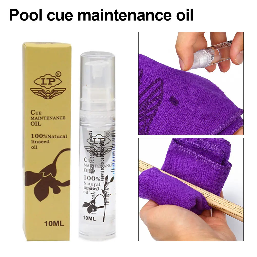 1 Bottle 10ML Billiard Cue Maintenance Oil Lubricated Billiard Cue Prevent Cracking Billiard Supply Accessories #467088