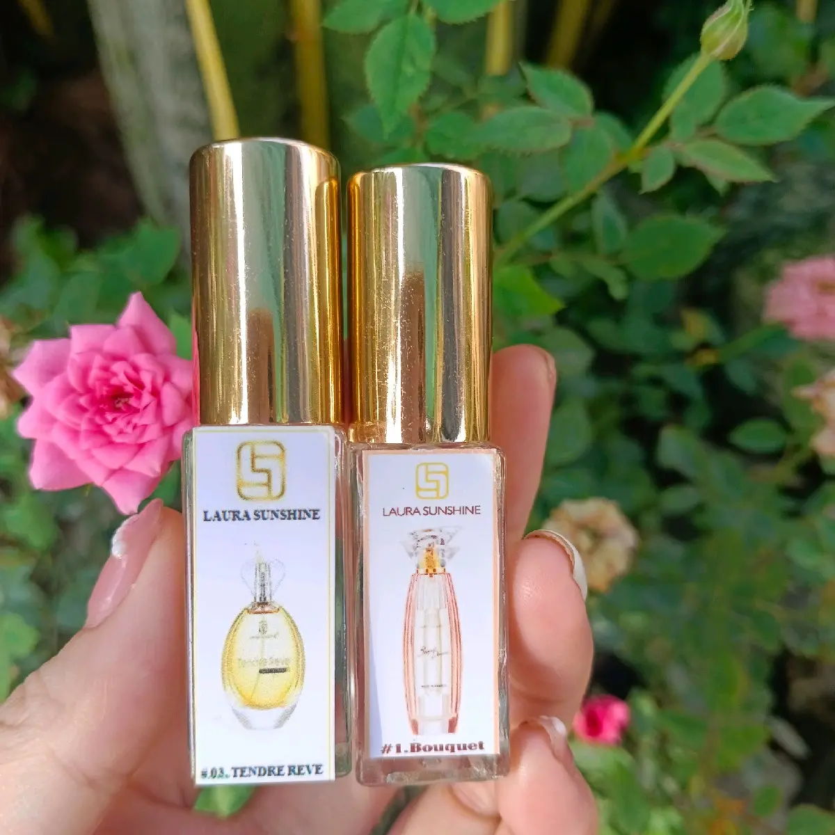 Combo 2 chai nước hoa nữ 5ml Laura Paris 1+3 Perfume Xịt Thơm