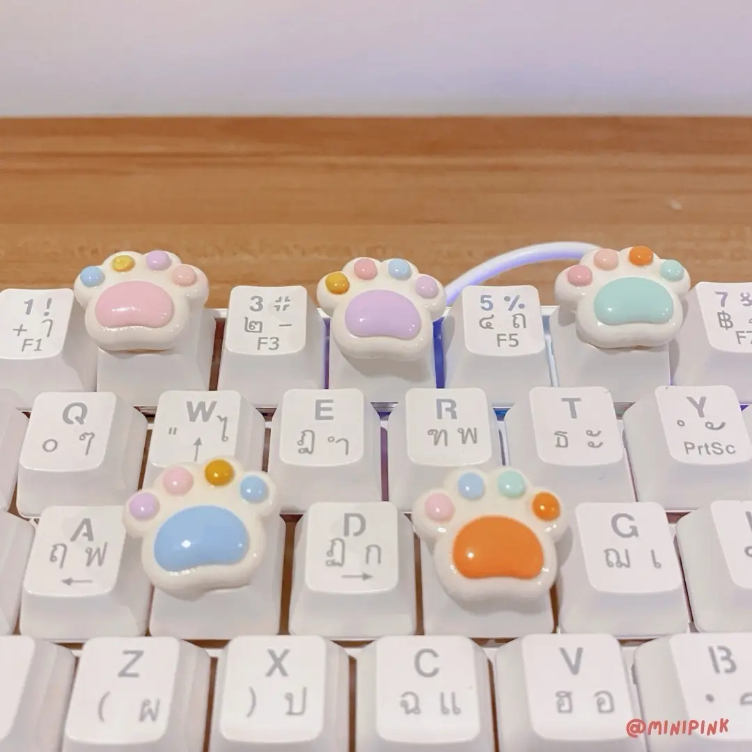 คีย์แคป ตีนแมว Keycape Cat Cute - OME