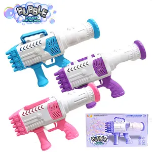 Mainan Bubble Bazooka Rocket Launcher SS1526 / Mainan Gelembung Elektrik / Bubble Gun