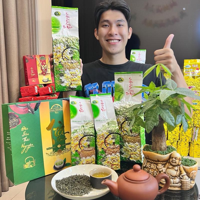   CƯỜNG ANH  TRÀ MÓC CÂU ĐẶC BIỆT   Xanh  Đặc sản Thái Nguyên Chè Trà Tea 