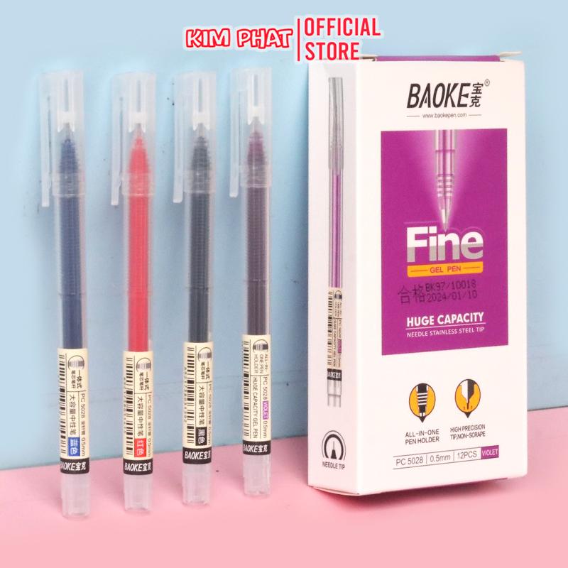 Bút gel liền mực, Bút bi nước Baoke PC 5028 Ngòi 0.5mm - 1 Cây