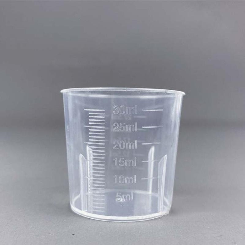 Cốc Đong, Trong Suốt, Có Mức, Chất Liệu Nhựa, Cỡ Nhỏ, Dung Tích 100ml, Có Cân, Thích Hợp Để Nấu Ăn Và Làm Bánh, Dụng Cụ Đo Lường, Cốc Trộn Trong Suốt 4