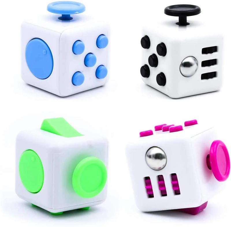 Product Introduction of Solid Color Fidget Decompression Dice for Release Stress Autism Anxiety Relieve Adult Kids Stress Relief Anti-Stress Fingertip 3