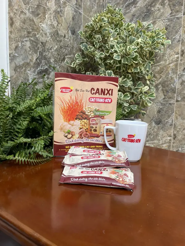 Bột Sữa Hạt CANXI CAO TRUNG SƠN Tặng 1 Ly sứ Chua Đường 6