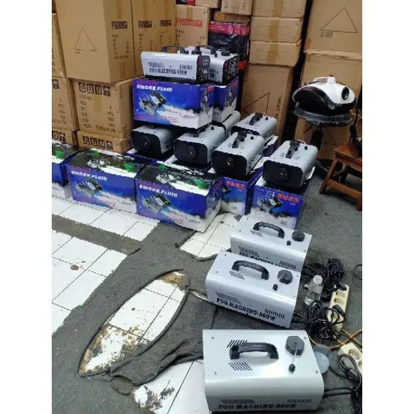 mesin smoke 900watt bonus Biang Liquid 1L = Liquid 5Liter  / mesin Fogging aja asap panggung atau desifectant buat steril virus/kuman 5