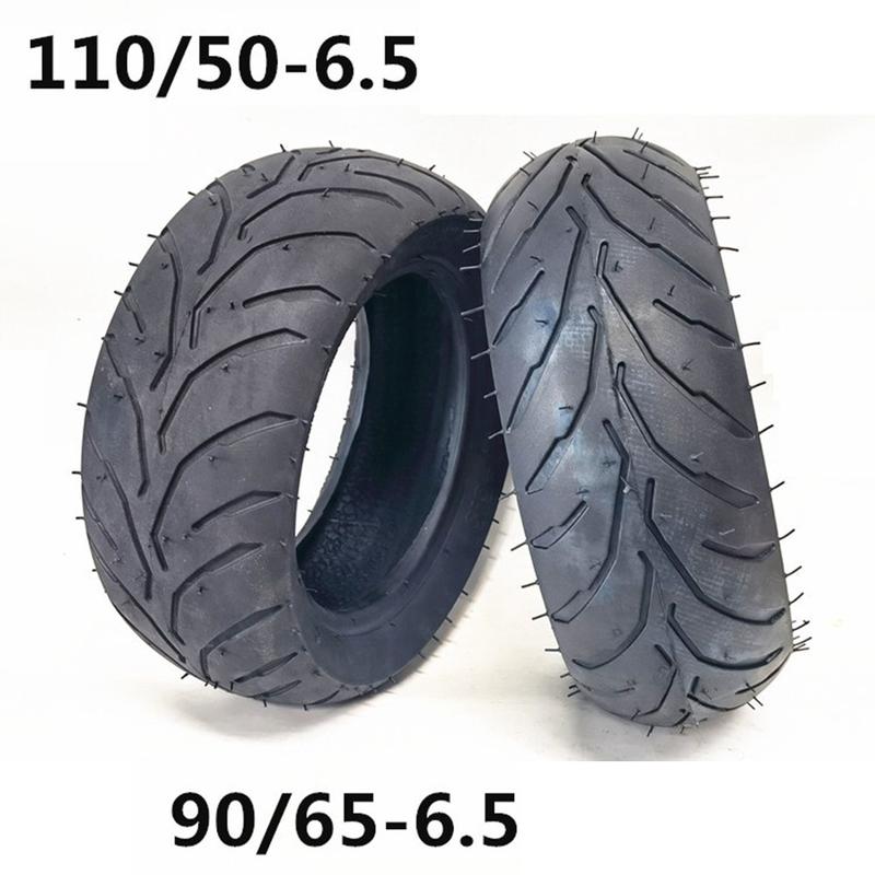 Lốp xe chân không, 11inch, 90 / 65-6.5 hoặc 110 / 50-6.5, Lốp bên ngoài, Thích hợp cho xe tay ga Điện 1