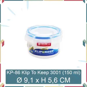 MICTON Lion Star Tempat Kotak Makan Klip To Keep 3001 150ml KP-86