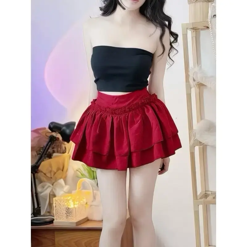 CHÂN VÁY XOÈ TẦNG BÈO ĐẸP SANG XỊN V093 6