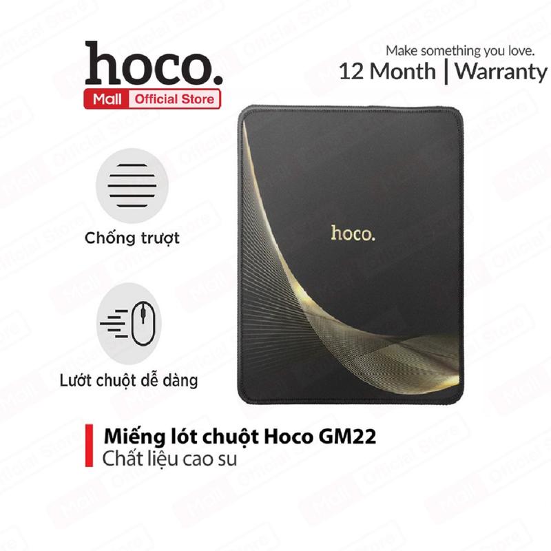 Tấm lót chuột Hoco GM22 chất liệu cao su vải kích thước 200x240 mm