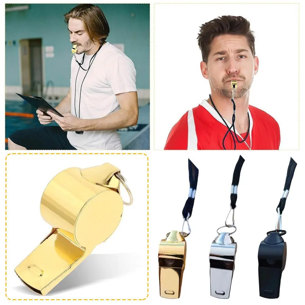 Còi Cảnh Sát Cao Độ Cao, Làm Bằng Thép Không Gỉ 304, Còi Treo, Thích Hợp Cho Trò Chơi Chỉ Mệnh, Bóng, J4I5