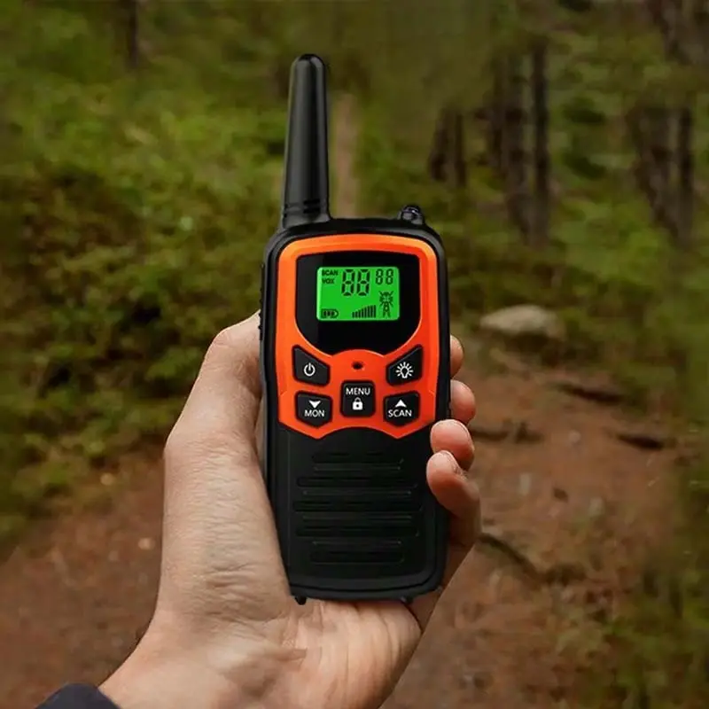 Walkie Talkie, 1 Pair 10-channel Digital Display Portable Wireless Waklie Taklie, Outdoor Camping Hiking Audio Contact Accessory for Adults Teens Family