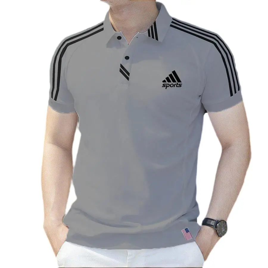 Men's Polo Shirt, Elegant Style Men's Polo Shirt Collar tops