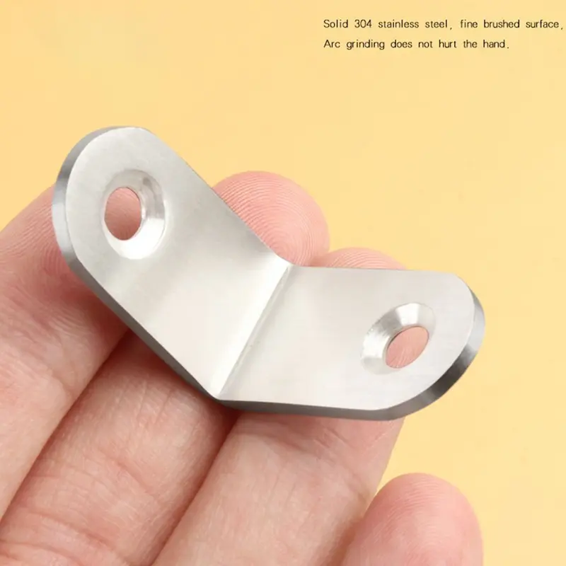 Bảo Vệ Chốt Bằng Thép Không Gỉ, Chống Gỉ, Gia Cố, Giá Đỡ Mã Góc Góc, Giá Chân Đế Bảo Vệ Góc, 20 Cái 7