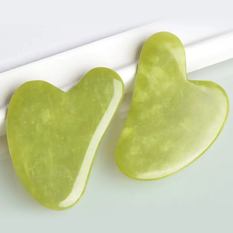 Pengurut Muka Guasha Asli, Alat Jed untuk Penjagaan Muka dan Badan, Papan Gua Sha untuk SPA, 1PC