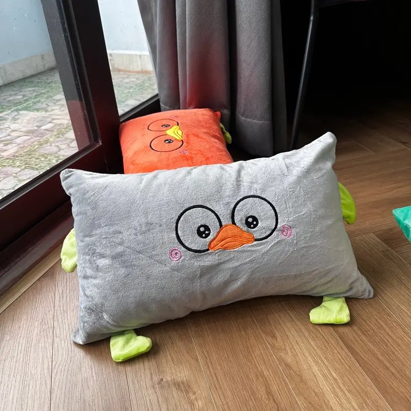 gối con vịt cute hột me Mềm Cotton 3