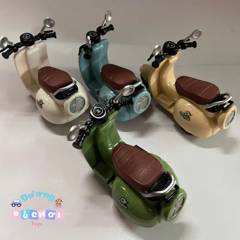 Mô hình xe Vespa _ xe mô hình mini _ dùng trang trí decor đồ chơi cho bé 0