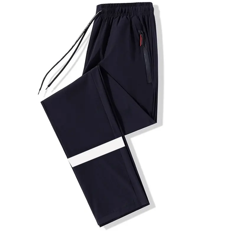 Unisex  Safety Pants Reflective Thin Quick Drying  Mechanic Safe Pants Reflector Factory Staff Zip Pocket