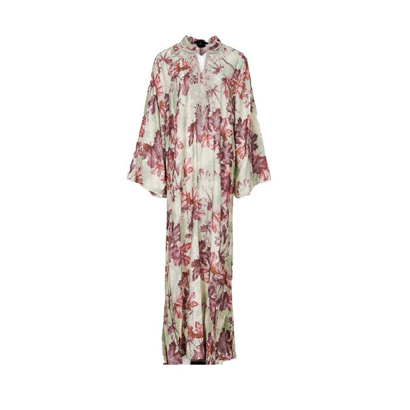 Ome Muslim Djellaba Women's Clothing DUBAI Turkish Clothing Embroidery Fashion Female Dress Fashion 5