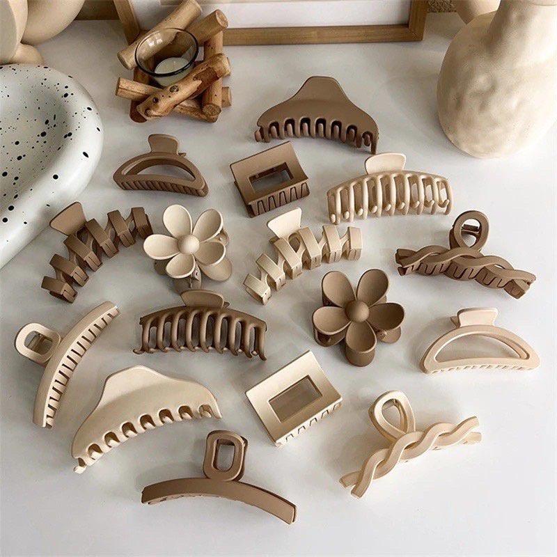 Set Kẹp Tóc 10 Món Phụ Kiện Tóc Mix Mẫu Cỡ Lớn Style Korea Cặp Chắc Chắn Dành Cho Nữ
