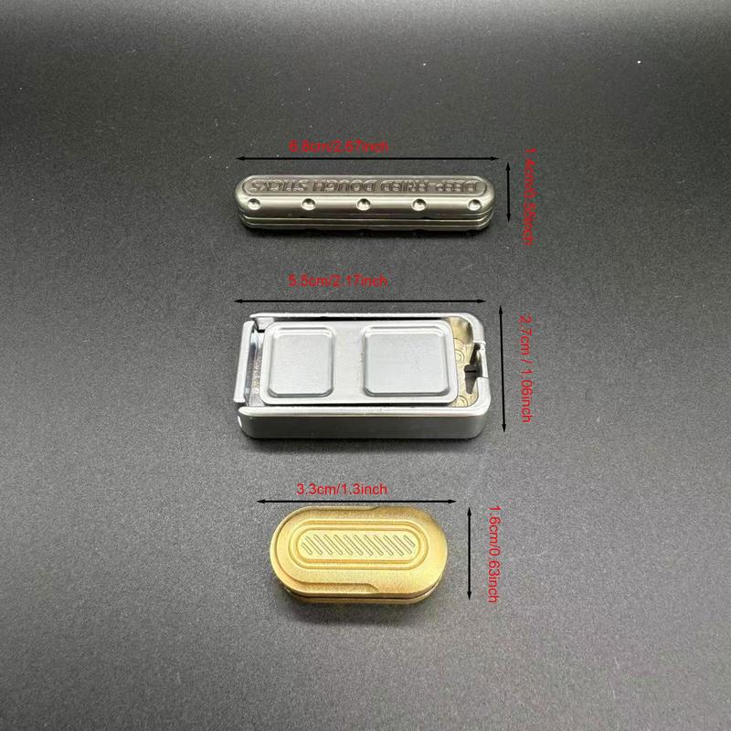 Metal Fidget Toy, 3 Counts/set Multi-layer Push Card Fidget Toy, Stress Relief Toy for Adults & Teens, Office Gift 1