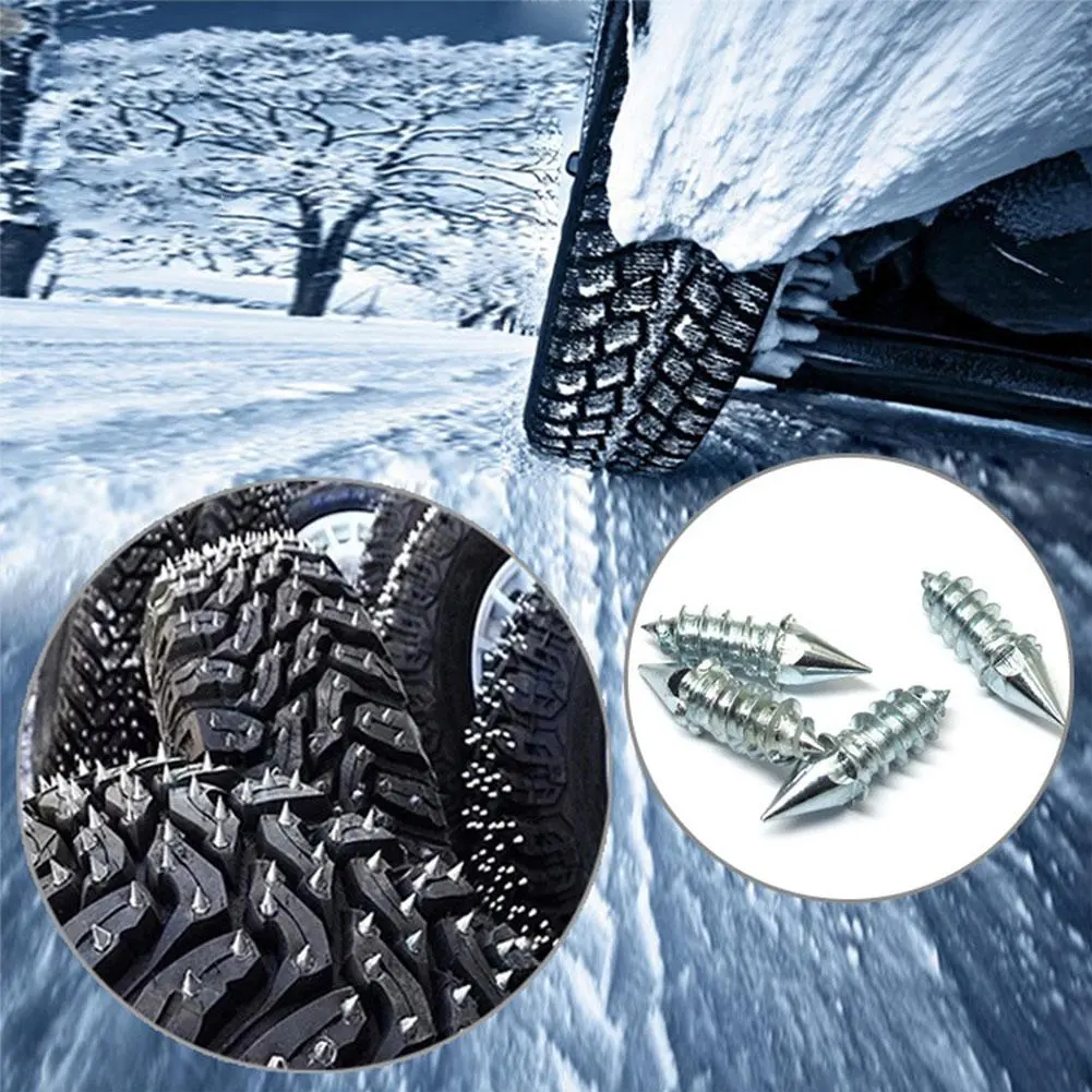 Motorcycle Car Tire Anti Slip Studs Screws Universal Bike Truck Auto Winter Tyre Snow Spikes Cleats Shoe Sole Snow Nails