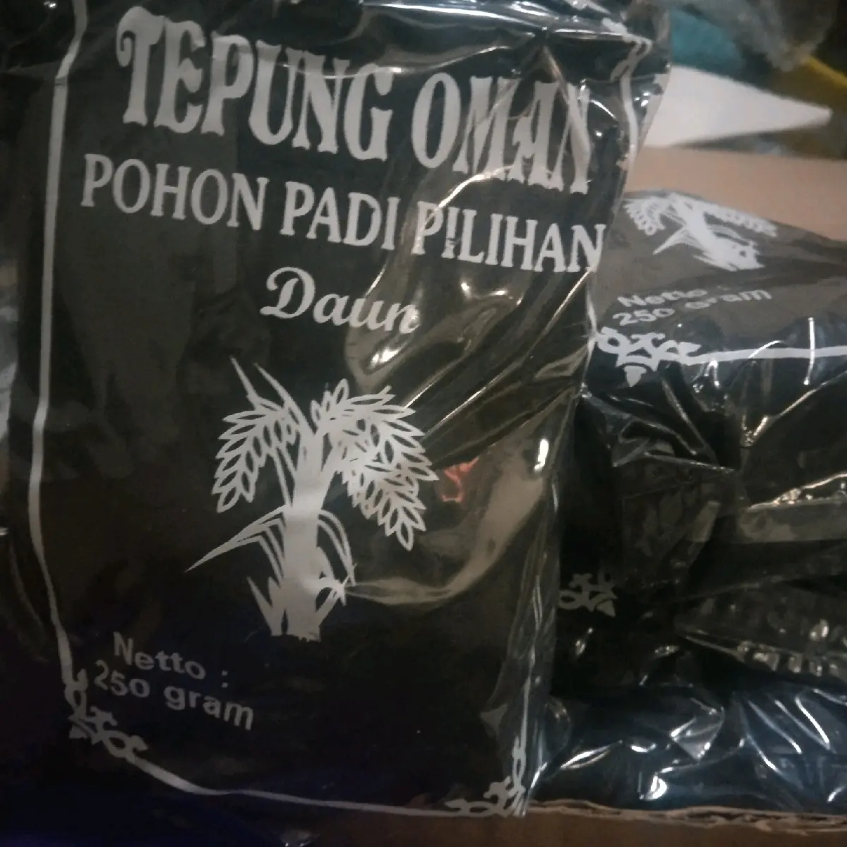 PROMOOO OMAN DAWET HITAM Bahan Tepung Alami