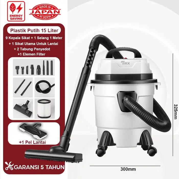 Plastik Putih 15 Liter+1 Pel Lantai