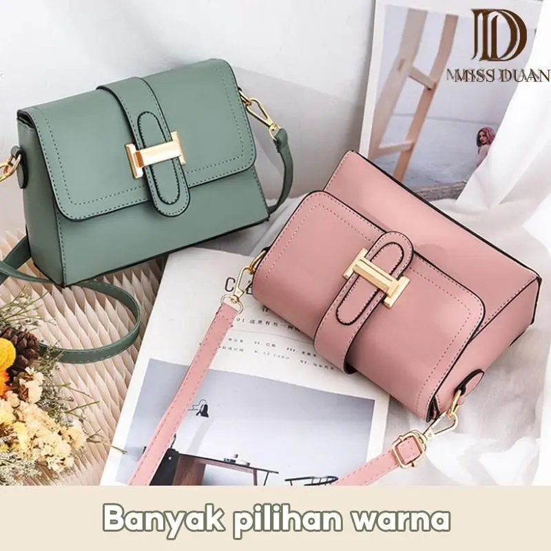 Tas selempang / sling bag / shoulder bag / tas wanita Kanvas Polos Slingbag 0