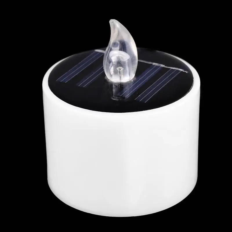 Nến LED, Đèn năng lượng mặt trời, Sử dụng ngoài trời và trong nhà, Đèn trà năng lượng mặt trời, Không thấm nước, Nến không lửa, Đèn ngủ, Thích hợp cho tiệc tùng, đám cưới và trang trí lễ hội, Màu trắng ấm 4