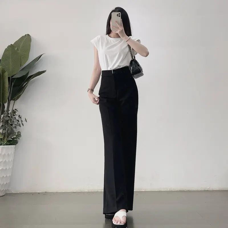 Quần tây ống đứng hack dáng thanh lịch Pants 3