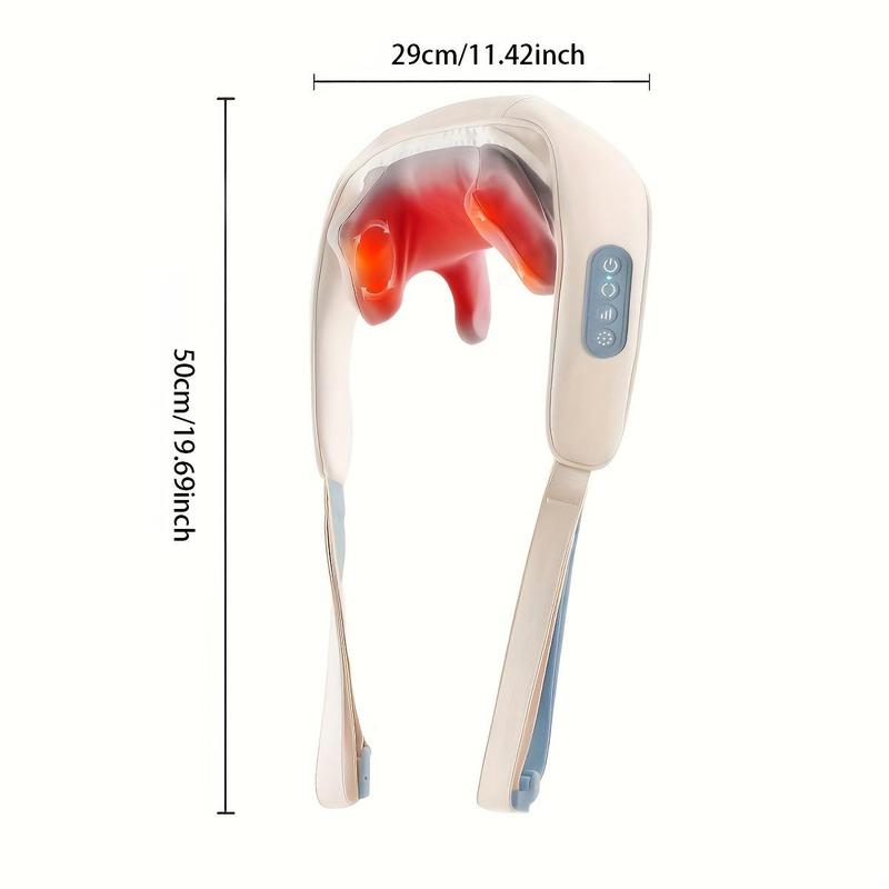 Electric U-shaped Multi-function Neck & Shoulder Massager, Cervical Back Muscle Relaxing Massage Shawl, Personal Care Appliances for Men & Women, Stocking Fillers Gift 2