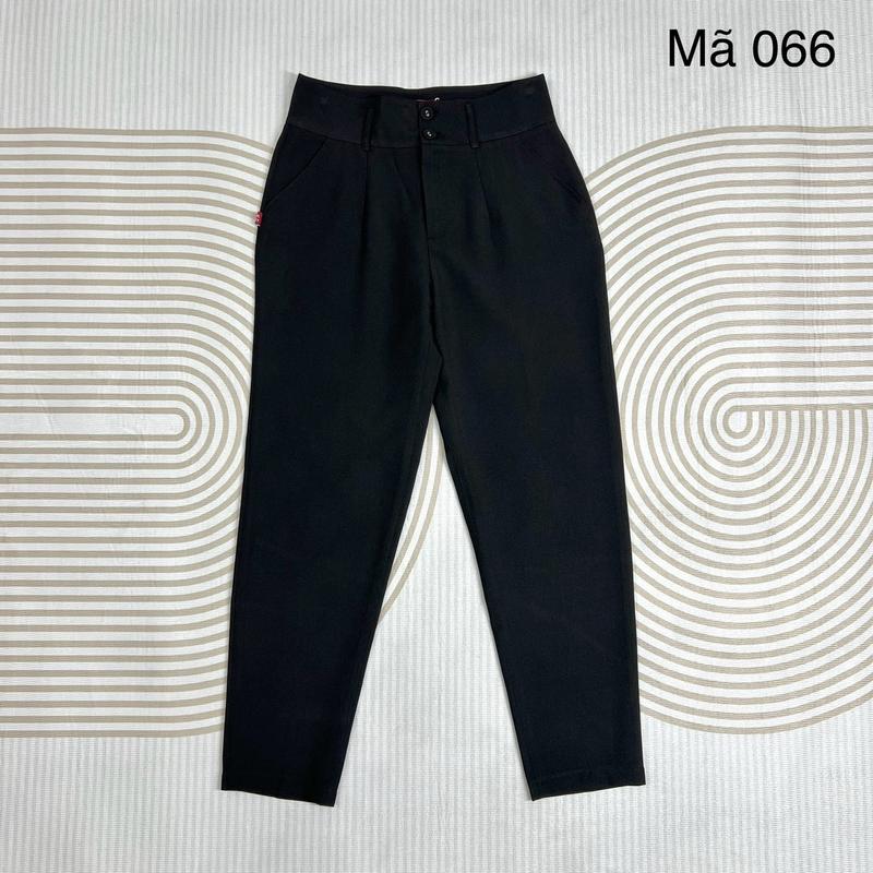 Quần âu dáng baggy mã 066 chất xước lạnh mềm mỏng nhẹ và mát thanh lịch cho nữ. THÀNH NAM 8