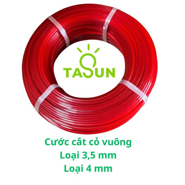  Dây cước cắt cỏ vuông siêu dai nhập khẩu loại vuông 4 cạnh nhựa dẻo dai chống đứt 3.5ly 4ly. 