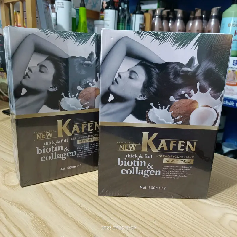 COMBO NHUỘM PHỦ BẠC THẢO DƯỢC KAFEN 1000ml, LÊN CHUẨN TÔNG,  KHÔNG XÓT DA ĐẦU ,KHÔNG DÍNH DA ĐẦU 3