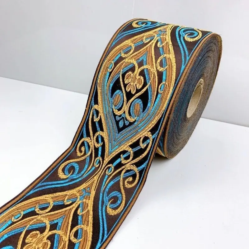 Phụ Kiện Ren, Viền Cổ Áo Và Vòng Bít, Phong Cách Cổ Điển Dân Tộc Ruy Băng Váy, Phụ Kiện Đồ Trang Trí Quần Áo Tự Làm, Dải Vải Phong Cách Miao 8
