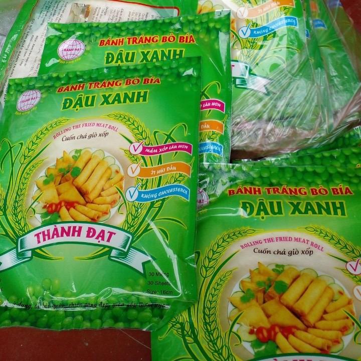Combo 5 gói bánh tráng bò bía đậu xanh dùng cuốn chả giò hoặc bò bía ngọt 30 lá bánh