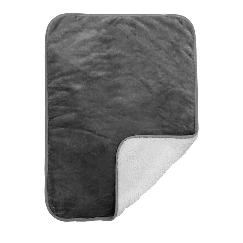 Product Introduction of Waterproof Double Layer Dog Blanket, 1 Count Reversible Soft Pet Blanket, Washable for Couch, Blanket for Small Medium Large Dogs Cats 0