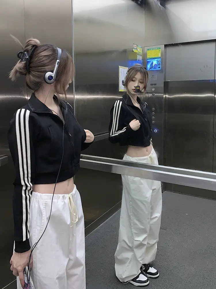 AK03 Áo khoác croptop sang chảnh xu hướng basic