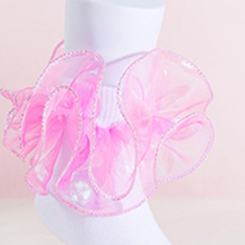 Product Introduction of Kids Girls Socks Patchwork Ruffles Socks Kids Dressy Short Socks Child Spring Fall Princess Socks 37