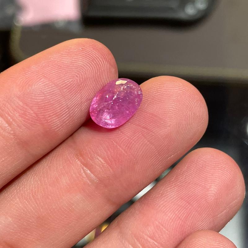 Đá quý Ruby facet. Lục Yên, YB. Tự nhiên, ko xử lý 5