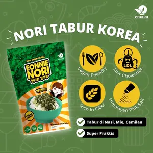 Emaku Eonnie Nori - Nori Tabur Korea No MSG | Bumbu Tabur | Bumbu Dapur | Seaweed | Rumput Laut 10 gram