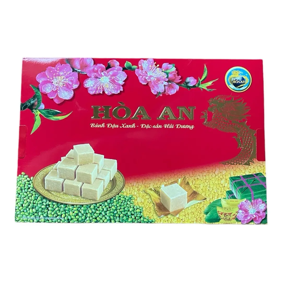 Bánh đậu xanh Hoà An (1 kg) đặc sản hải dương chính hãng